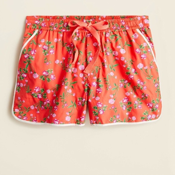 J. Crew Seaside coral floral shorts - Picture 1 of 7